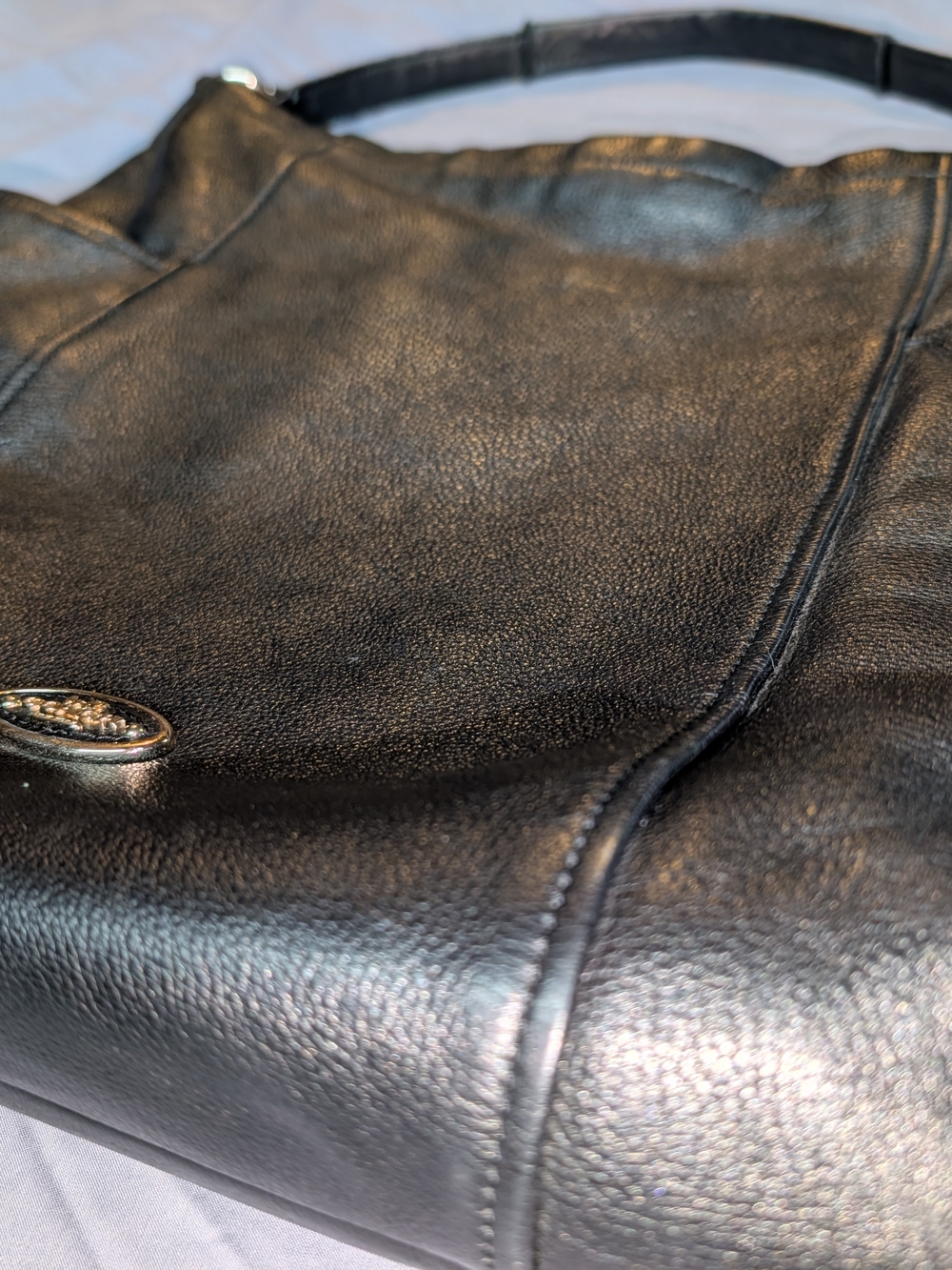 Coach Black Leather Hobo Bag - Picture 2 of 14